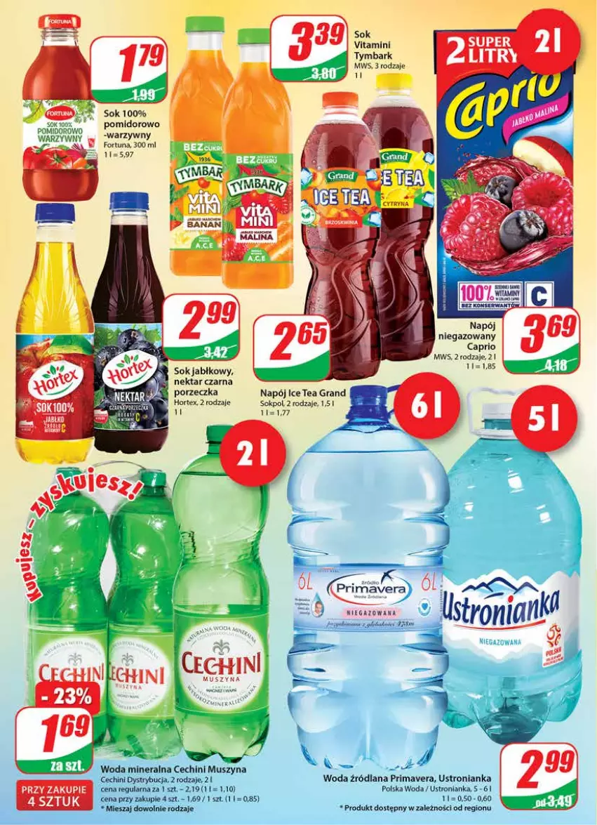 Gazetka promocyjna Dino - Gazetka - ważna 09.03 do 15.03.2022 - strona 2 - produkty: Fortuna, Gra, Ice tea, LANA, Mus, Napój, Nektar, Prima, Primavera, Ser, Sok, Sok jabłkowy, Szyna, Tymbark, Woda, Woda mineralna