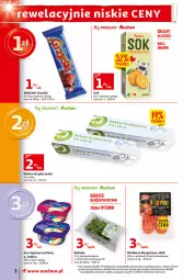 Gazetka promocyjna Auchan - Gazetka Wielkie majowe odkrycia cenowe część #4 Supermarket Auchan - Gazetka - ważna od 27.05 do 27.05.2023 - strona 2 - produkty: Piec, Ser topiony, Top, Sok, Ser, Bell, Rukola, Wafelek, O nas, Doom, Grześki, Rękaw do pieczenia, Dzieci, Kiełbasa