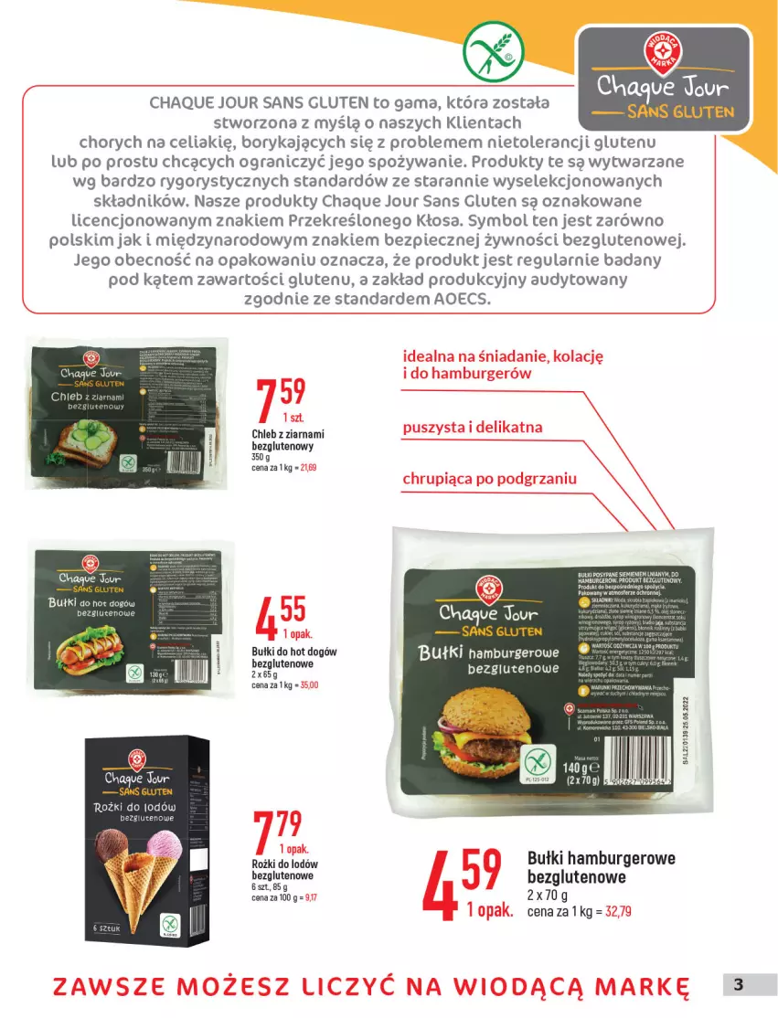 Gazetka promocyjna E Leclerc - ważna 31.05 do 11.06.2022 - strona 3 - produkty: Bułki do hot dogów, Burger, Gra, Hamburger, Hot dog, O nas, Piec