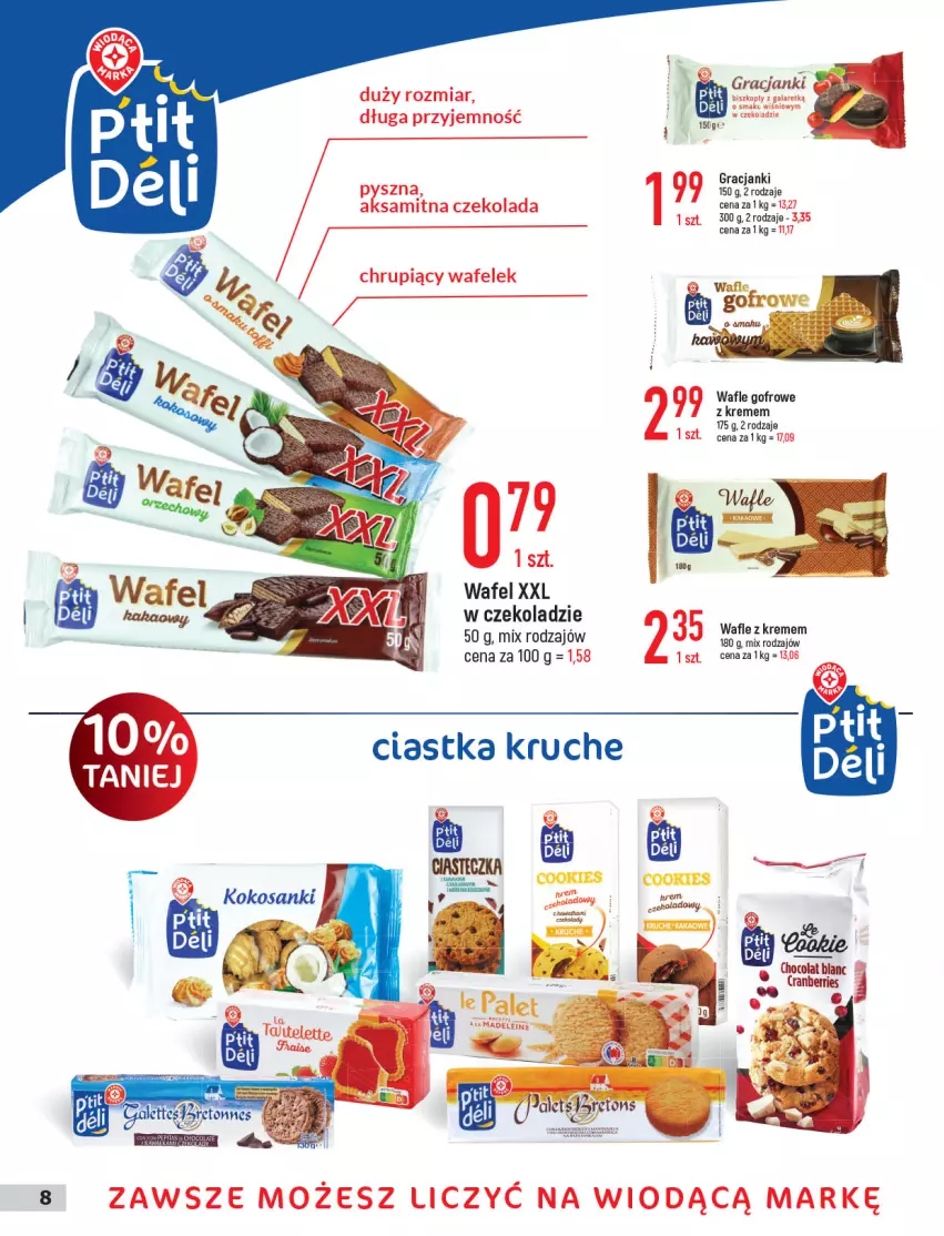 Gazetka promocyjna E Leclerc - ważna 31.05 do 11.06.2022 - strona 8 - produkty: Aksam, Czekolada, Gra, Kakao, Wafelek, Wafle