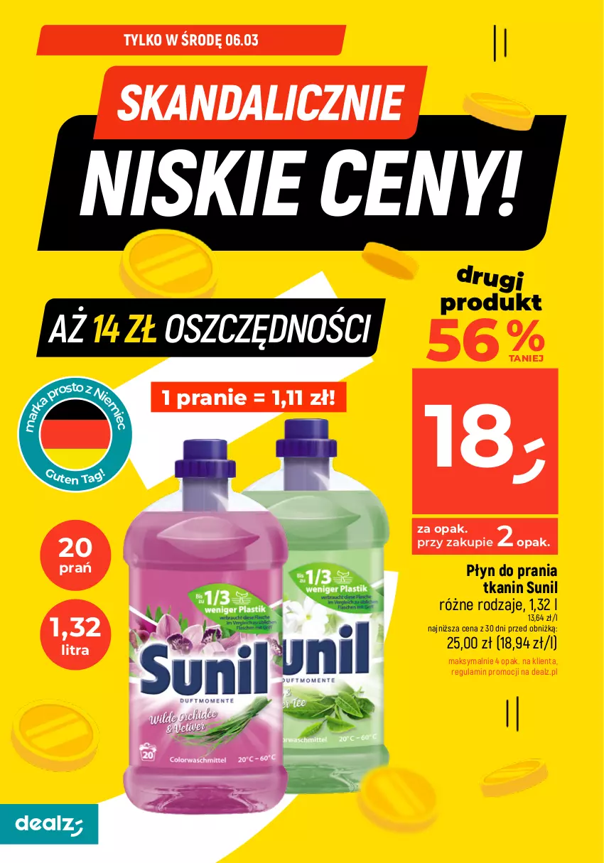 Gazetka promocyjna Dealz - Oszczędzaj każdego dnia! - ważna 04.03 do 06.03.2024 - strona 4 - produkty: Płyn do prania