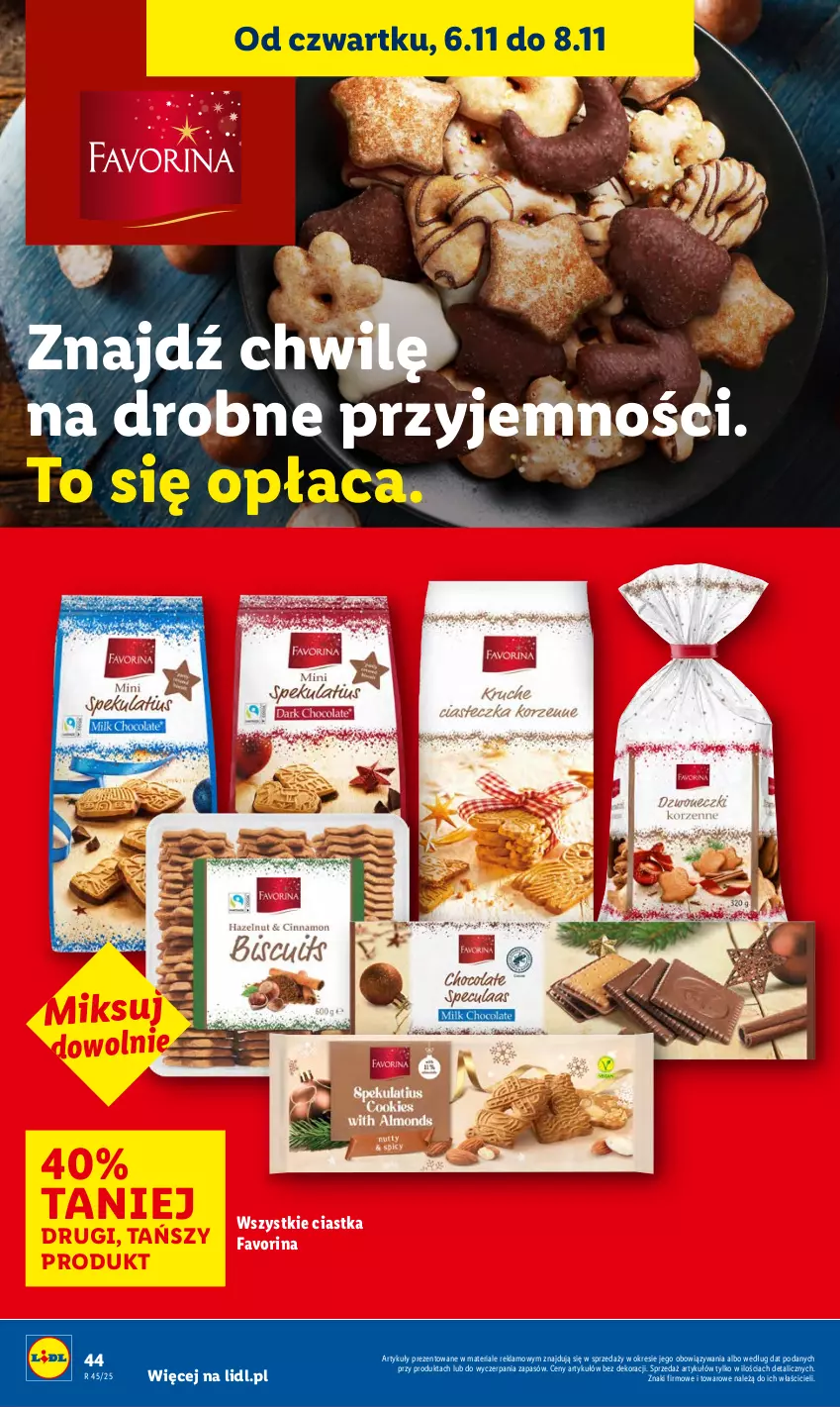 Gazetka promocyjna Lidl - GAZETKA - ważna 06.11 do 08.11.2025 - strona 48 - produkty: Ciastka, Fa