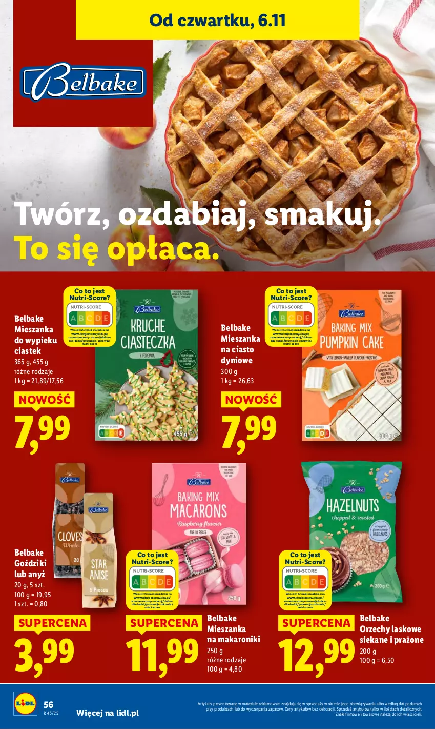 Gazetka promocyjna Lidl - GAZETKA - ważna 06.11 do 08.11.2025 - strona 62 - produkty: Makaron, Stek, Wazon