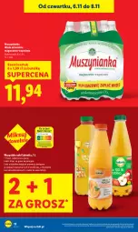 Gazetka promocyjna Lidl - GAZETKA - Gazetka - ważna od 08.11 do 08.11.2025 - strona 12 - produkty: Sok, Mus, Wazon, Muszynianka, Woda mineralna, Woda, Magnez