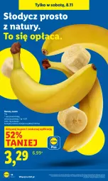 Gazetka promocyjna Lidl - GAZETKA - Gazetka - ważna od 08.11 do 08.11.2025 - strona 14 - produkty: Banany
