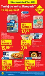 Gazetka promocyjna Lidl - GAZETKA - Gazetka - ważna od 08.11 do 08.11.2025 - strona 34 - produkty: Frosta, Top, Sos, Paluszki rybne, Burger, Krewetki, Lisner