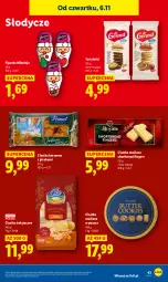 Gazetka promocyjna Lidl - GAZETKA - Gazetka - ważna od 08.11 do 08.11.2025 - strona 47 - produkty: Ciastka, Tarta