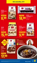 Gazetka promocyjna Lidl - GAZETKA - Gazetka - ważna od 08.11 do 08.11.2025 - strona 49 - produkty: Piernik, Ser, Pierniki w czekoladzie, Precle, Fa