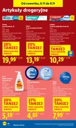 Gazetka promocyjna Lidl - GAZETKA - Gazetka - ważna od 08.11 do 08.11.2025 - strona 66 - produkty: Corega, Pasta do zębów, Mydło, Elmex, Colgate, Nivea, LG