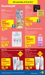 Gazetka promocyjna Lidl - GAZETKA - Gazetka - ważna od 08.11 do 08.11.2025 - strona 67 - produkty: Hydrożelowe płatki pod oczy, Płyn micelarny, Szampon, Odżywka, Maska, Olej