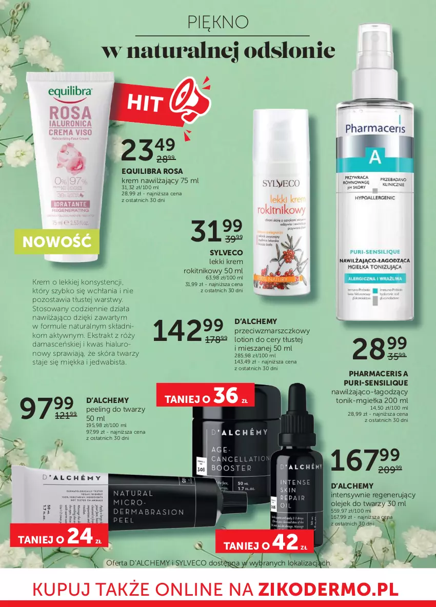 Gazetka promocyjna Ziko - Gazetka Ziko Dermo - ważna 18.05 do 01.06.2023 - strona 2 - produkty: Acer, Krem nawilżający, Mars, Mule, Olej, Peeling, Pharmaceris, Pur, Tonik