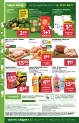 Gazetka promocyjna Stokrotka - Market - Gazetka - ważna od 20.03 do 20.03.2024 - strona 17 - produkty: Kurczak, Polędwica, Cebula, Warzywa, Ser, Por, JBL, Gra, Wilson, 7up, Coccolino, Pepsi max, Telefon, Filet z piersi kurczaka, Cukier, Szal, Chipsy, Mirinda, Karp, Kosz, O nas, Dres, Pepsi, Płyn do płukania, Owoce, Wagi, Lay’s, Napój, Mięso, Nestlé