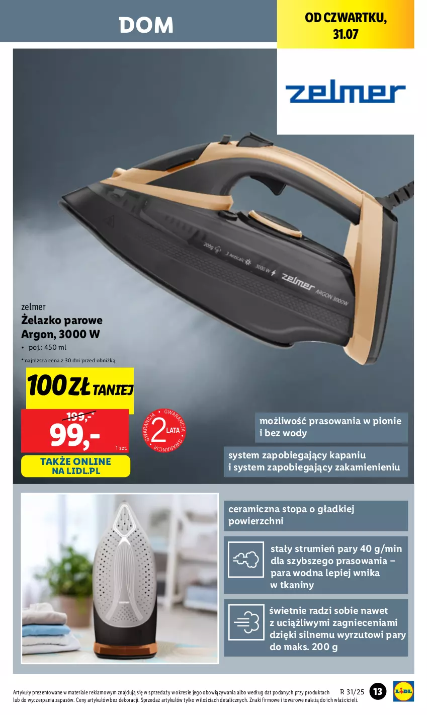 Gazetka promocyjna Lidl - GAZETKA - ważna 28.07 do 02.08.2025 - strona 13 - produkty: Rum, Top, Zelmer