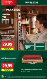 Gazetka promocyjna Lidl - GAZETKA - Gazetka - ważna od 02.08 do 02.08.2025 - strona 42 - produkty: Parkside, Noż, Poziomica