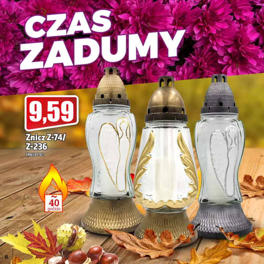 Gazetka promocyjna Topaz - Gazetka - ważna 06.10 do 10.11.2022 - strona 6 - produkty: Znicz