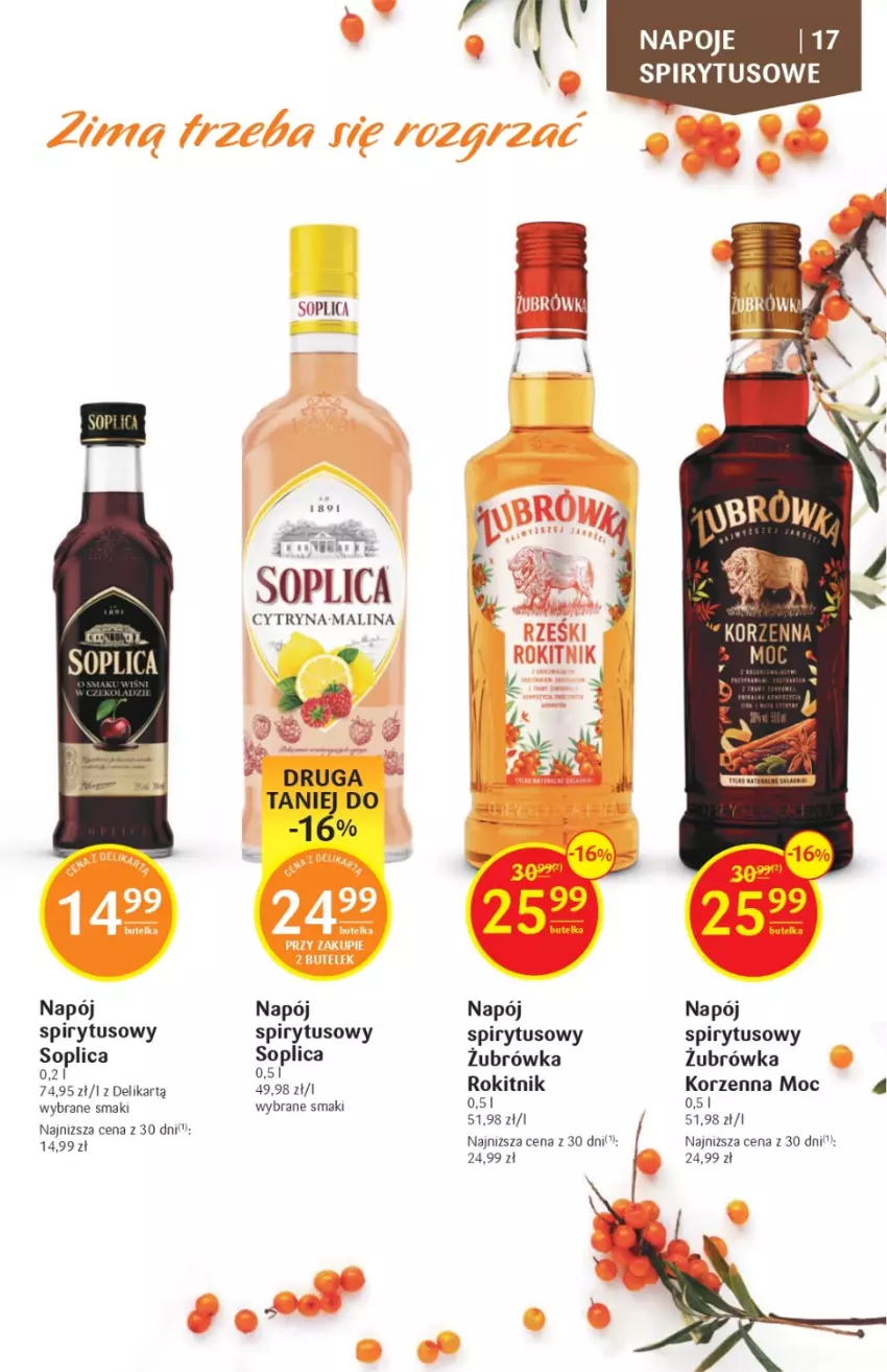 Gazetka promocyjna Delikatesy Centrum - Katalog alkoholowy DC06/07 - ważna 09.02 do 22.02.2023 - strona 17 - produkty: Napój, Napoje, Soplica