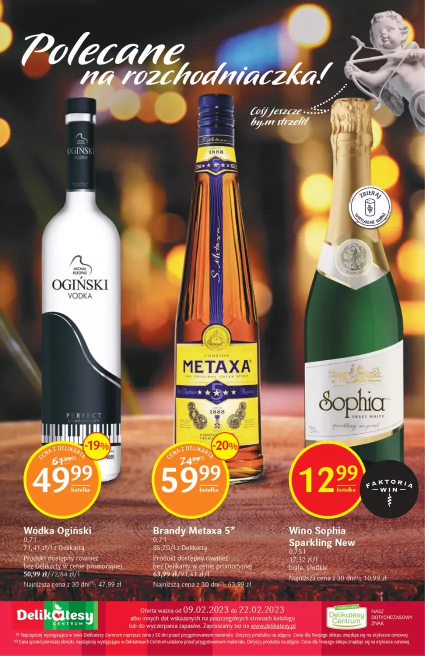 Gazetka promocyjna Delikatesy Centrum - Katalog alkoholowy DC06/07 - ważna 09.02 do 22.02.2023 - strona 28 - produkty: Brandy, Metaxa, Ogiński, Por, Rum, Wino, Wódka