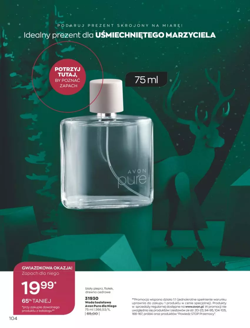 Gazetka promocyjna Avon - Katalog Avon 11/2021 kampania listopad - ważna 01.11 do 30.11.2021 - strona 100 - produkty: Pieprz, Pur, Woda, Woda toaletowa