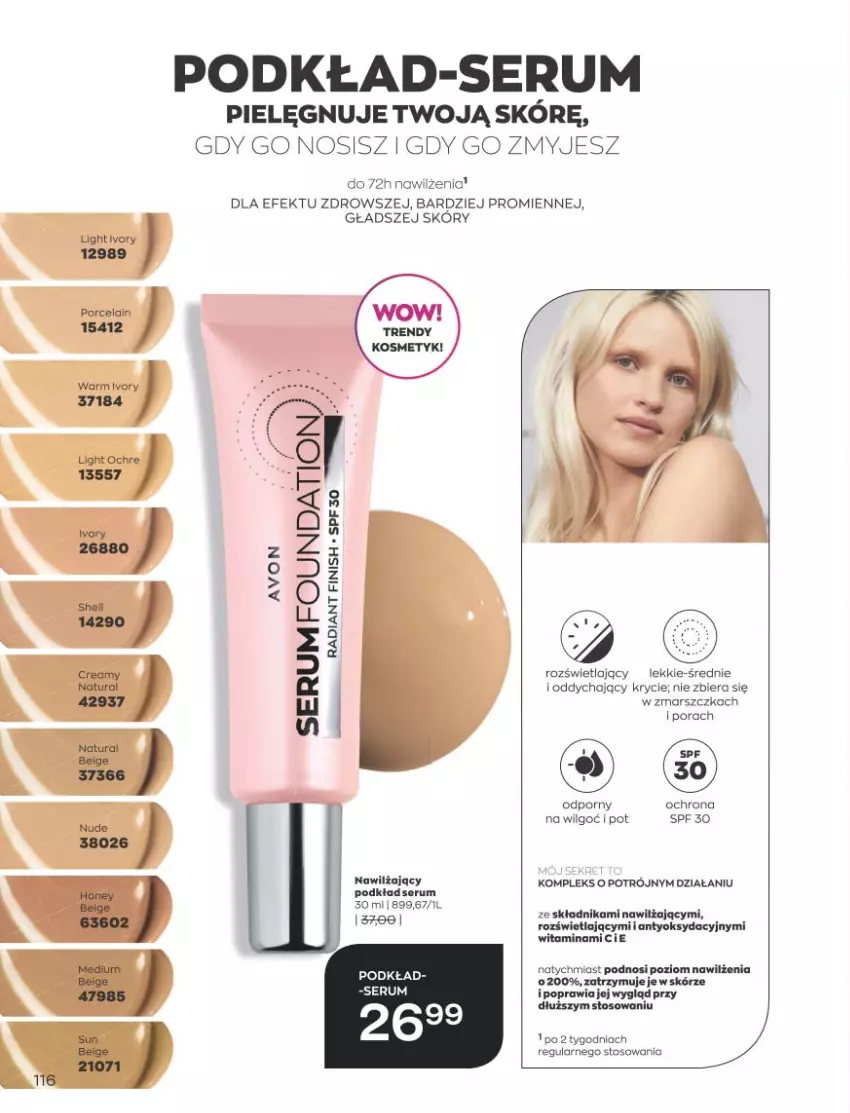 Gazetka promocyjna Avon - Katalog Avon 11/2021 kampania listopad - ważna 01.11 do 30.11.2021 - strona 112 - produkty: Finish, Foundation, Koc, LG, Podkład, Por, Rum, Ser, Serum