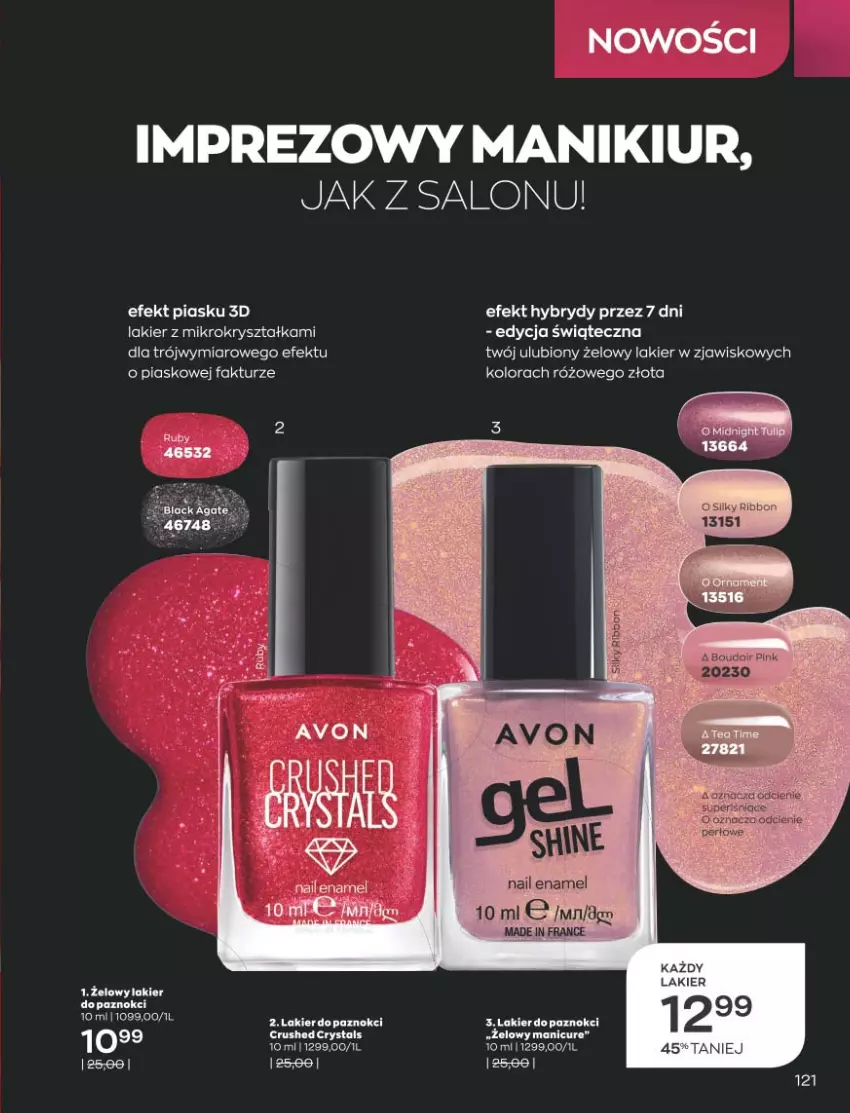 Gazetka promocyjna Avon - Katalog Avon 11/2021 kampania listopad - ważna 01.11 do 30.11.2021 - strona 117 - produkty: Fa, Lakier