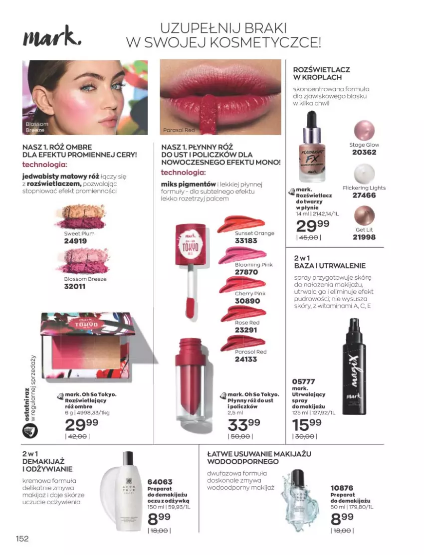 Gazetka promocyjna Avon - Katalog Avon 11/2021 kampania listopad - ważna 01.11 do 30.11.2021 - strona 148 - produkty: Fa, Makijaż, Por, Rozświetlacz, Top