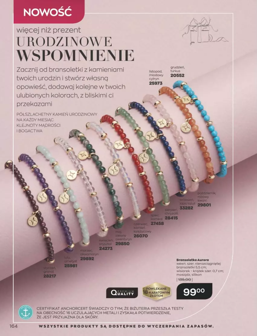 Gazetka promocyjna Avon - Katalog Avon 11/2021 kampania listopad - ważna 01.11 do 30.11.2021 - strona 160 - produkty: Bransoletka, Klej, Olej