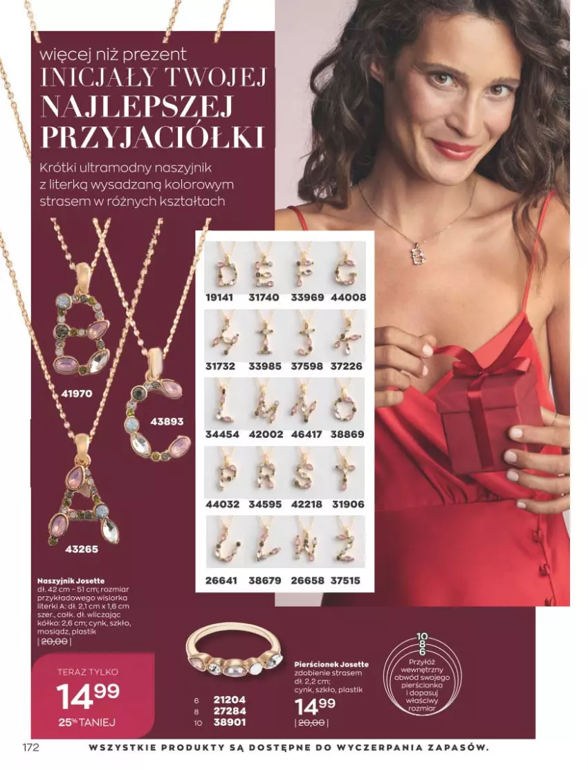 Gazetka promocyjna Avon - Katalog Avon 11/2021 kampania listopad - ważna 01.11 do 30.11.2021 - strona 168 - produkty: Cynk, Naszyjnik, Orka, Tera