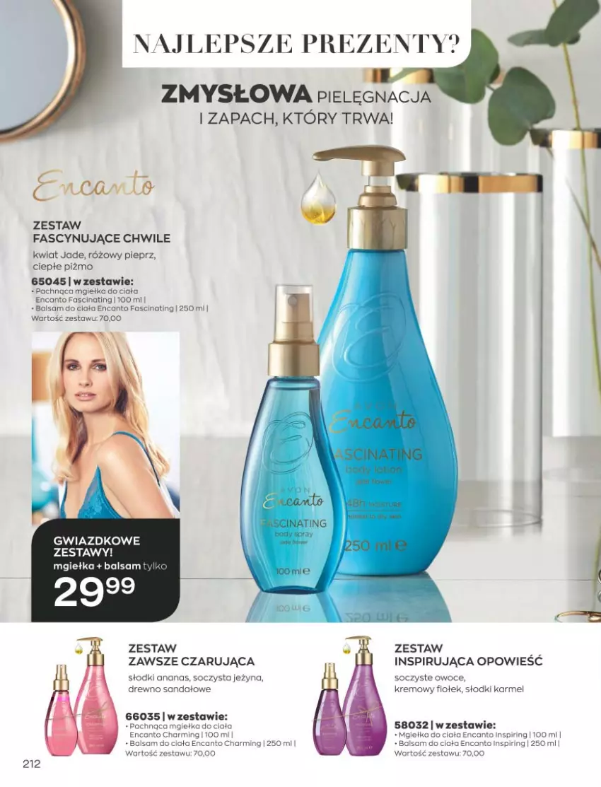 Gazetka promocyjna Avon - Katalog Avon 11/2021 kampania listopad - ważna 01.11 do 30.11.2021 - strona 208 - produkty: Ananas, Balsam do ciała, Fa, Owoce, Pieprz, Sandał