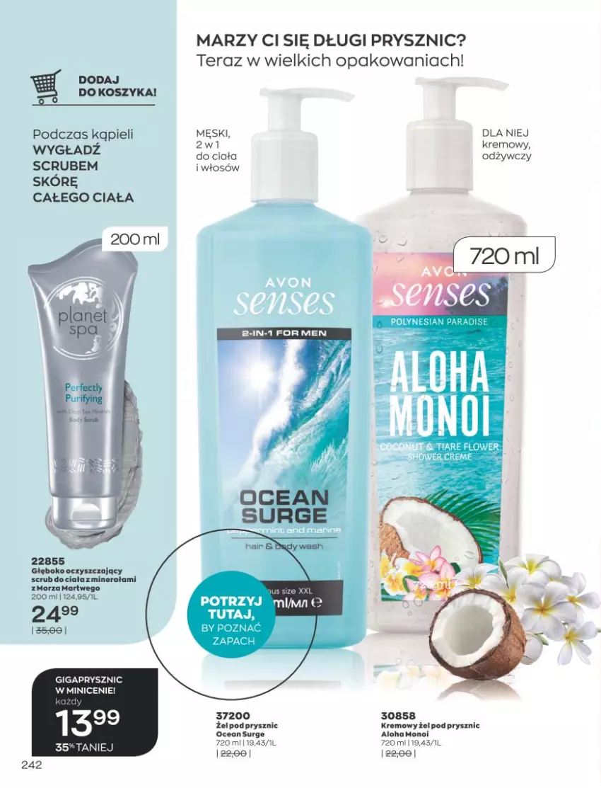 Gazetka promocyjna Avon - Katalog Avon 11/2021 kampania listopad - ważna 01.11 do 30.11.2021 - strona 238 - produkty: Fa, Kosz, Ser, Tera