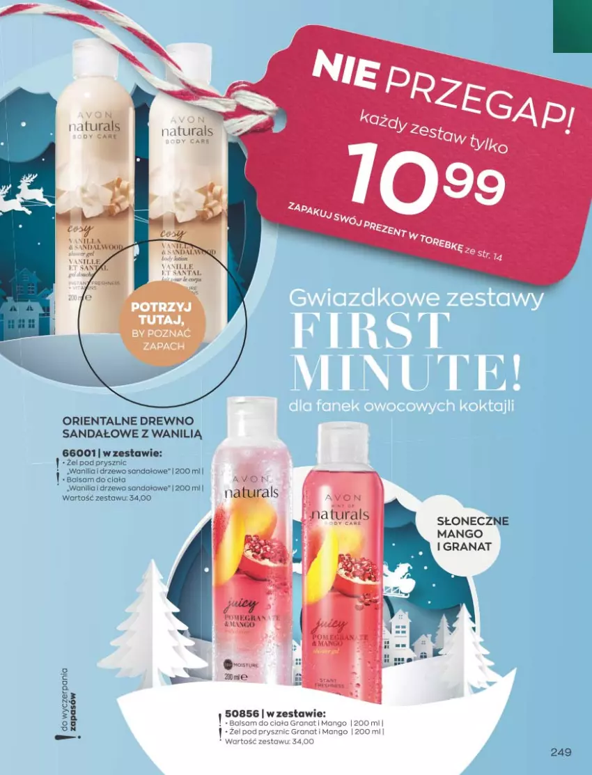 Gazetka promocyjna Avon - Katalog Avon 11/2021 kampania listopad - ważna 01.11 do 30.11.2021 - strona 245 - produkty: Balsam do ciała, Gra, Granat, Mango, Sandał