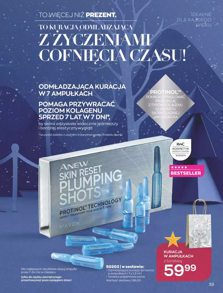 Gazetka promocyjna Avon - Katalog Avon 11/2021 kampania listopad - ważna 01.11 do 30.11.2021 - strona 39 - produkty: Dzieci, Kolagen, Torebka