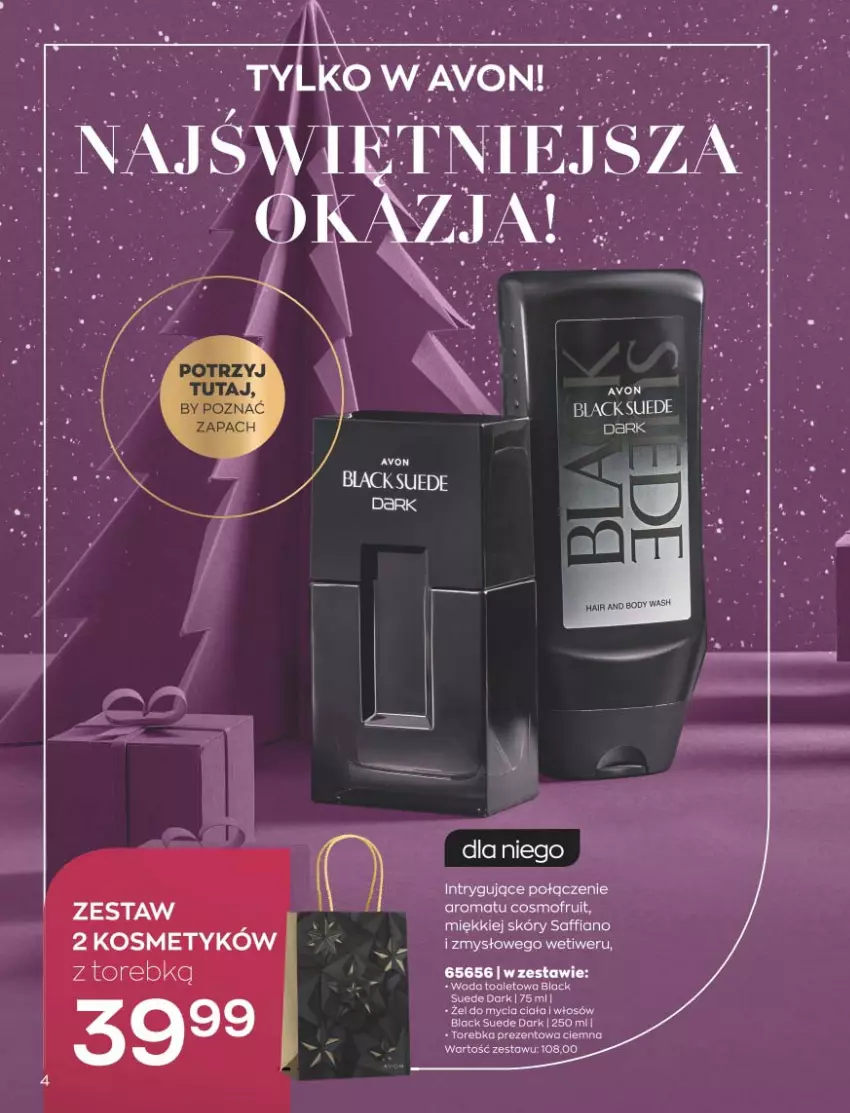 Gazetka promocyjna Avon - Katalog Avon 11/2021 kampania listopad - ważna 01.11 do 30.11.2021 - strona 4 - produkty: Lack, Woda, Woda toaletowa