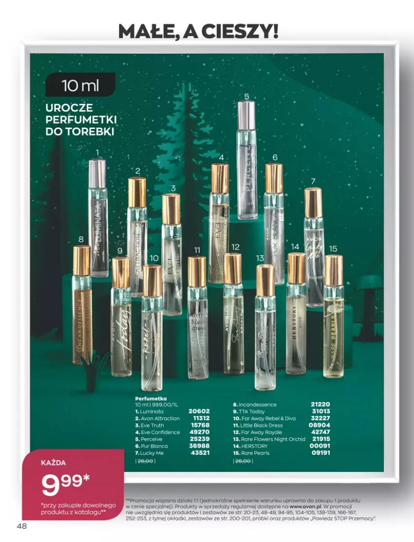 Gazetka promocyjna Avon - Katalog Avon 11/2021 kampania listopad - ważna 01.11 do 30.11.2021 - strona 48 - produkty: Dres, Fa, Lack, Perfum, Pur, Top