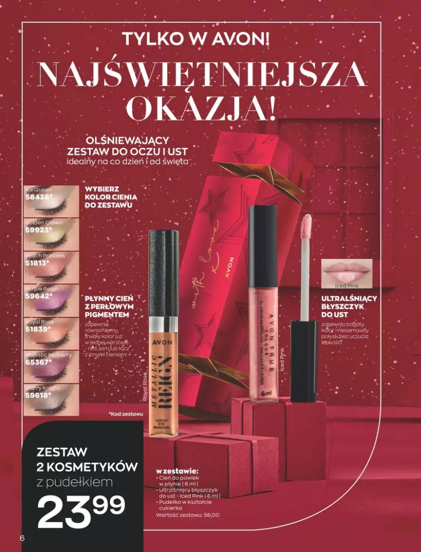 Gazetka promocyjna Avon - Katalog Avon 11/2021 kampania listopad - ważna 01.11 do 30.11.2021 - strona 6 - produkty: Cukier, Kret