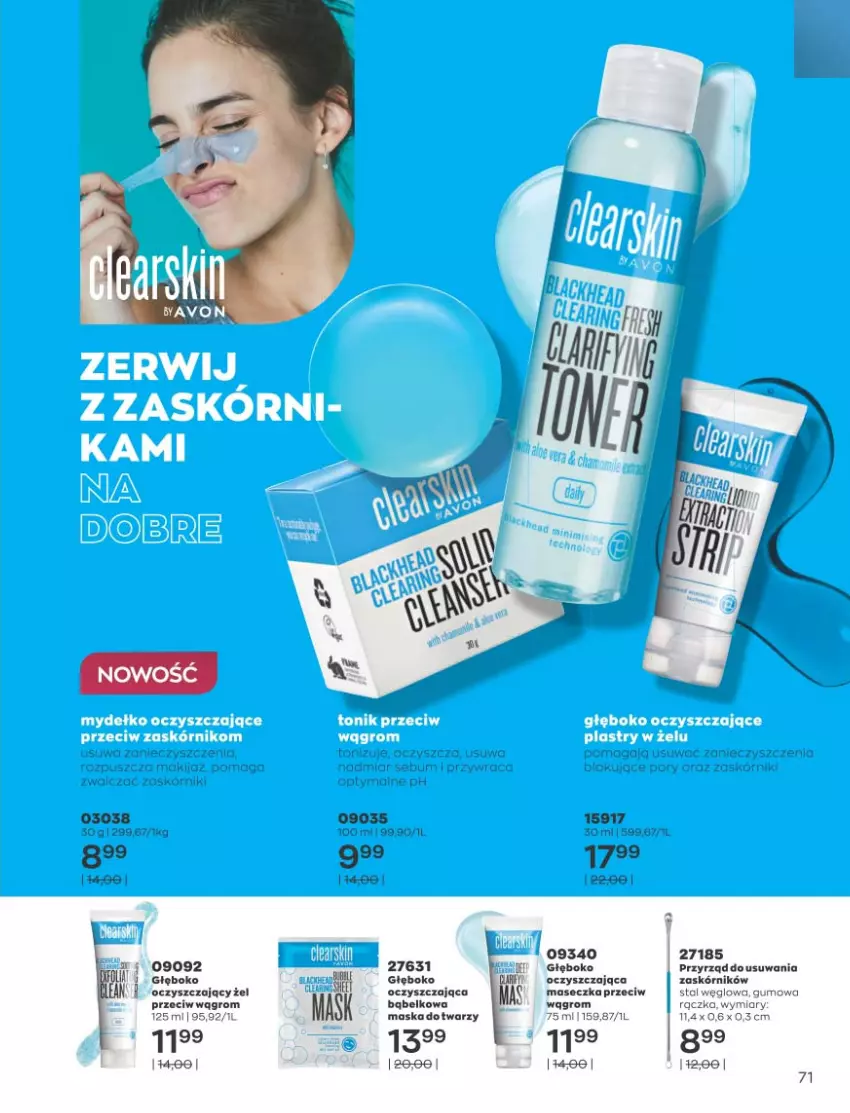 Gazetka promocyjna Avon - Katalog Avon 11/2021 kampania listopad - ważna 01.11 do 30.11.2021 - strona 71 - produkty: Fa, Maska, Miecz, Por