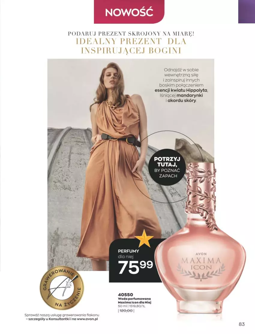 Gazetka promocyjna Avon - Katalog Avon 11/2021 kampania listopad - ważna 01.11 do 30.11.2021 - strona 79 - produkty: Gin, Gra, HiPP, Mandarynki, Perfum