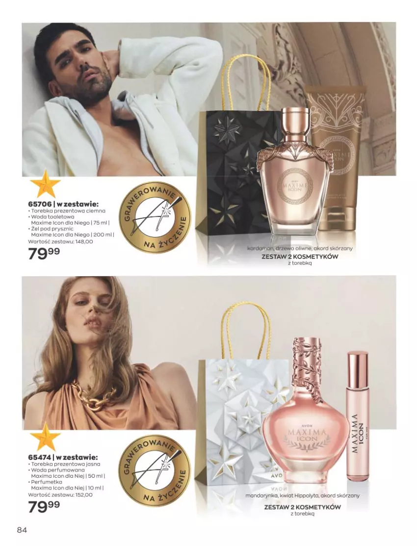 Gazetka promocyjna Avon - Katalog Avon 11/2021 kampania listopad - ważna 01.11 do 30.11.2021 - strona 80 - produkty: HiPP, Perfum, Torebka, Woda, Woda toaletowa