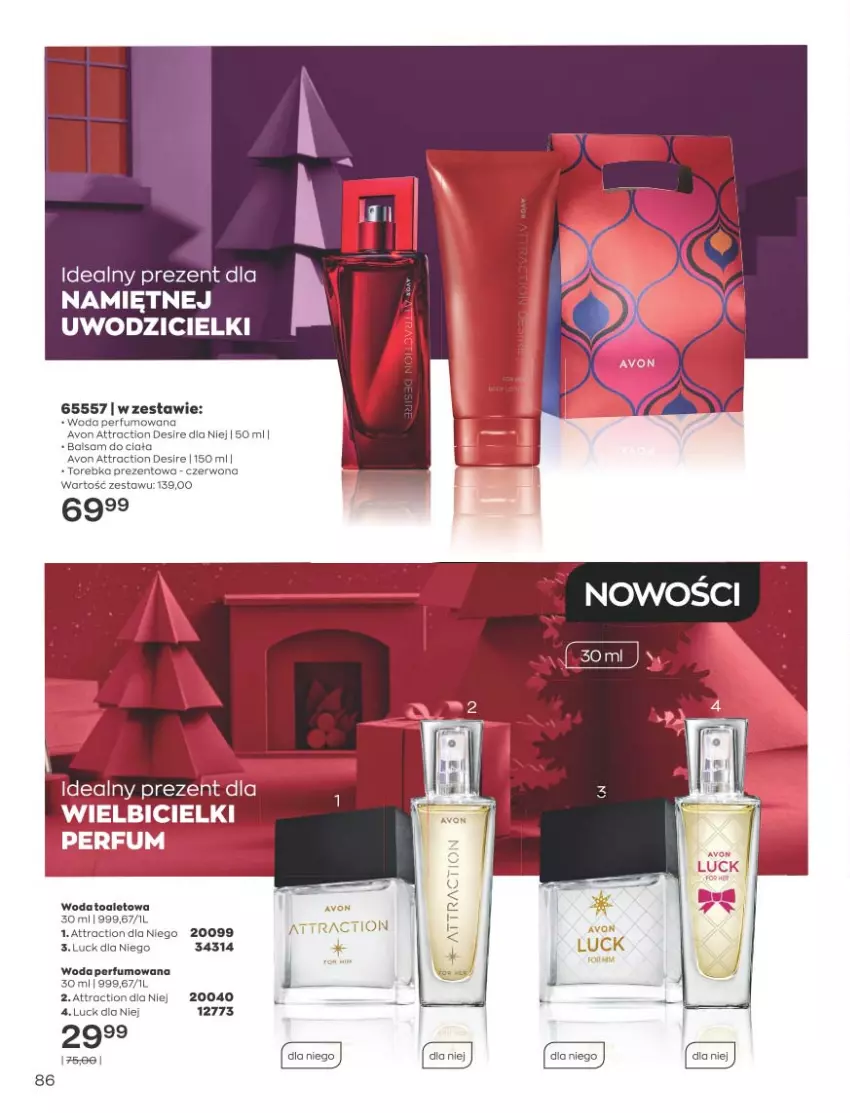 Gazetka promocyjna Avon - Katalog Avon 11/2021 kampania listopad - ważna 01.11 do 30.11.2021 - strona 82 - produkty: BIC, Perfum, Torebka, Woda