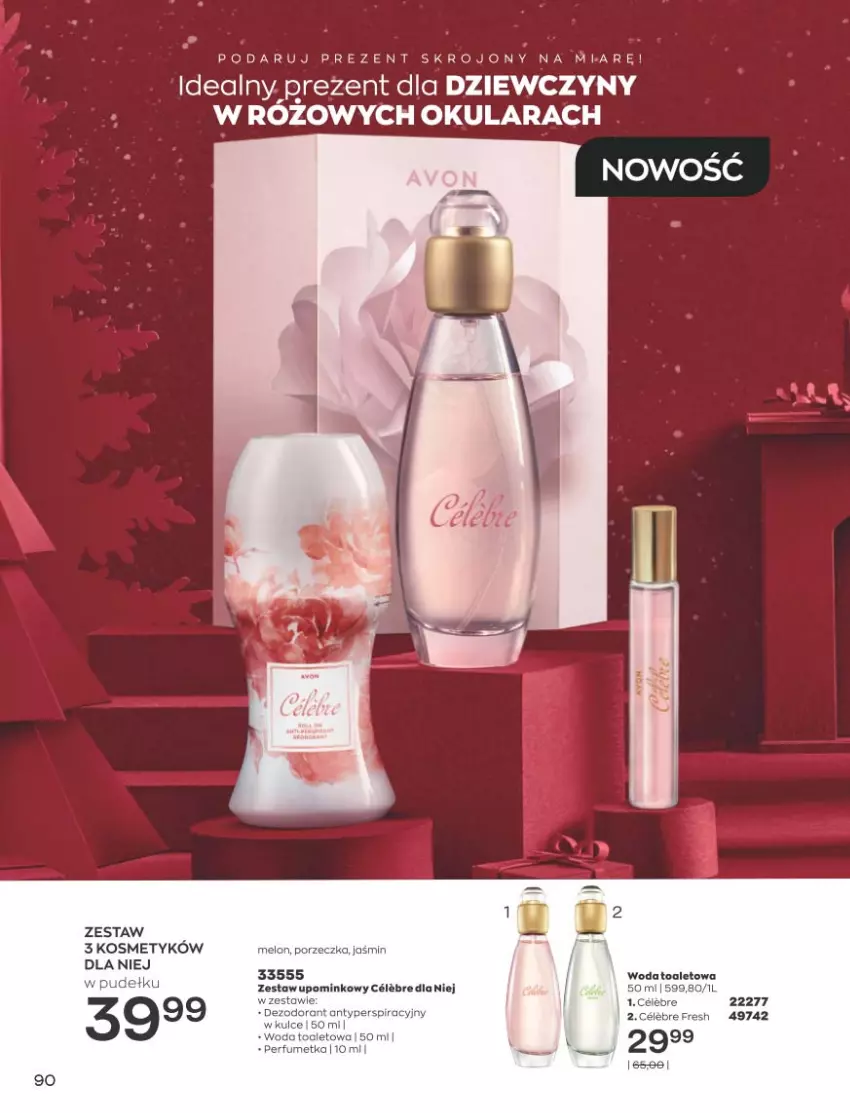 Gazetka promocyjna Avon - Katalog Avon 11/2021 kampania listopad - ważna 01.11 do 30.11.2021 - strona 86 - produkty: Dezodorant, Melon, Por, Woda, Woda toaletowa