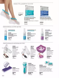 Gazetka promocyjna Avon - Katalog Avon 11/2021 kampania listopad - Gazetka - ważna od 30.11 do 30.11.2021 - strona 230 - produkty: Top, Papier, Maska do stóp, Karp, Skarpetki, Pumeks, Pilnik, Wkładki, Maska