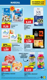 Gazetka promocyjna Lidl - GAZETKA - Gazetka - ważna od 27.04 do 27.04.2025 - strona 23 - produkty: Cheddar, Ser, Jogurt, Rukola, Sałat, Serek, Pesto, Pilos, Feta, Bazyl, Bazylia, Jogurt pitny, Pomidory