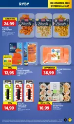 Gazetka promocyjna Lidl - GAZETKA - Gazetka - ważna od 27.04 do 27.04.2025 - strona 25 - produkty: Sos, Kawa, Sushi, Pstrąg, Krewetki, Kokos, Pstrąg łososiowy