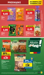 Gazetka promocyjna Lidl - GAZETKA - Gazetka - ważna od 27.04 do 27.04.2025 - strona 43 - produkty: Orzeszki, Papryka, Chipsy, Wafle, Wasa, Orzeszki ziemne, Lay’s