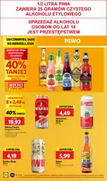 Gazetka promocyjna Lidl - GAZETKA - Gazetka - ważna od 27.04 do 27.04.2025 - strona 48 - produkty: Piwa, Piwo, Ser, Somersby, Warka, Desperados