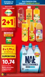 Gazetka promocyjna Lidl - GAZETKA - Gazetka - ważna od 08.01 do 08.01.2025 - strona 12 - produkty: Nałęczowianka, Sok, Wazon, Woda mineralna, Woda