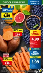 Gazetka promocyjna Lidl - GAZETKA - Gazetka - ważna od 08.01 do 08.01.2025 - strona 17 - produkty: Warzywa, Owoce, Grejpfrut