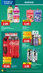 Gazetka promocyjna Lidl - GAZETKA - Gazetka - ważna od 08.01 do 08.01.2025 - strona 48 - produkty: Por, Mus, Napój energetyczny, Lemoniada, Ananas, Coca-Cola, Napoje, Oshee, Woda, Napój