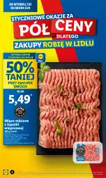 Gazetka promocyjna Lidl - GAZETKA - Gazetka - ważna od 08.01 do 08.01.2025 - strona 6 - produkty: Mięso mielone, Mięso mielone z łopatki wieprzowej, Mięso