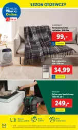 Gazetka promocyjna Lidl - GAZETKA - Gazetka - ważna od 12.10 do 12.10.2024 - strona 24 - produkty: Parkside, Silvercrest, Odkurzacz, Koc, Ivar, Termowentylator, Odkurzacz kominkowy