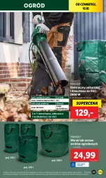 Gazetka promocyjna Lidl - GAZETKA - Gazetka - ważna od 12.10 do 12.10.2024 - strona 31 - produkty: Parkside, Odkurzacz, Rozdrabniacz, Dmuchawa do liści, Ogród